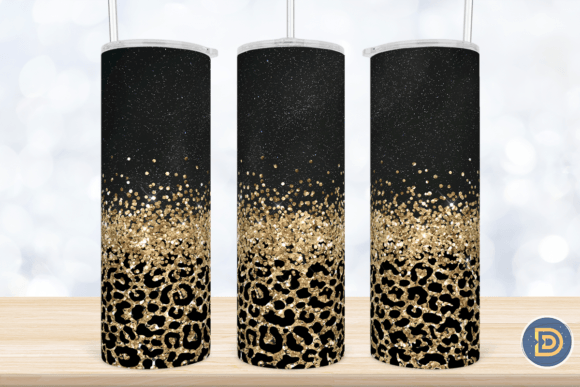 Black Leopard Glitter 20Oz Tumbler Wrap Review