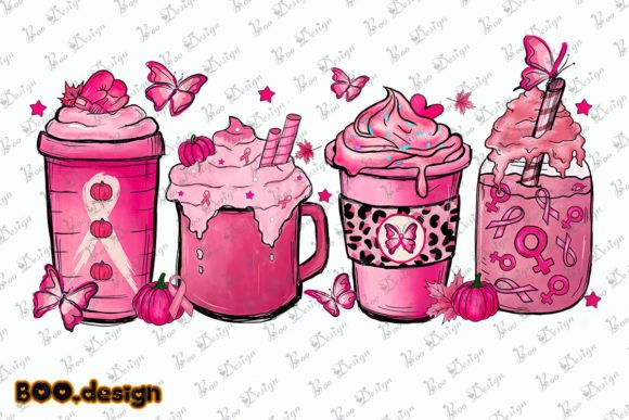 Breast Cancer Coffee Cup: Graphic for Craft Sellers