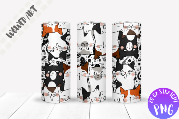 Cute Cats 20 Oz Skinny Tumbler Wrap: A Designer’s Review