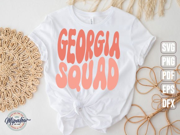 Georgia Squad State Vintage Svg: Graphics & Crafts
