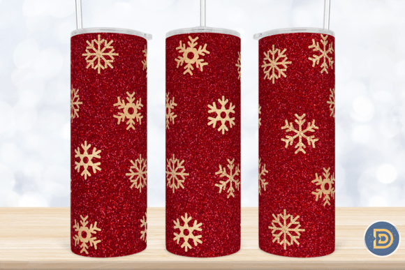 Gold Glitter Snowflakes 20Oz Tumbler: Craft Graphics Review