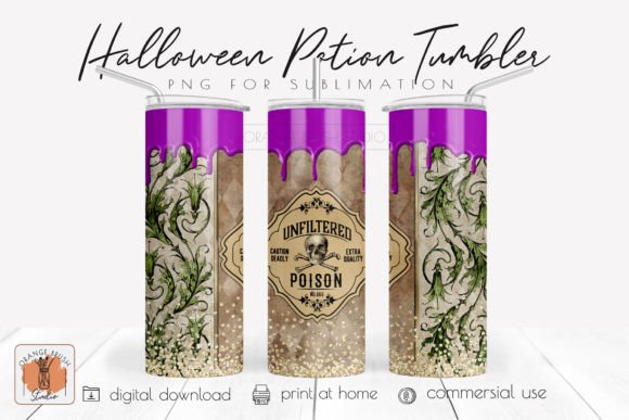 Halloween Witch Potion Tumbler Wrap: Graphics & Crafts Review