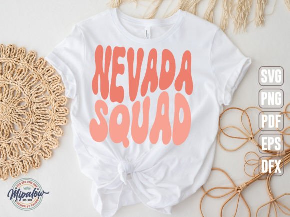 Nevada Squad State Vintage Svg.
