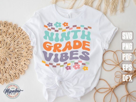 Ninth Grade Vibes Wavy Text: Graphics & Crafts Review