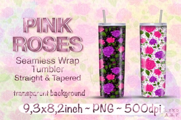 Pink Roses Tumbler Wrap: Graphics & Crafts Review