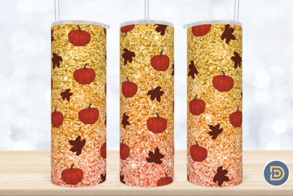 Pumpkin Autumn Glitter Tumbler Wrap: A Graphics & Crafts Review