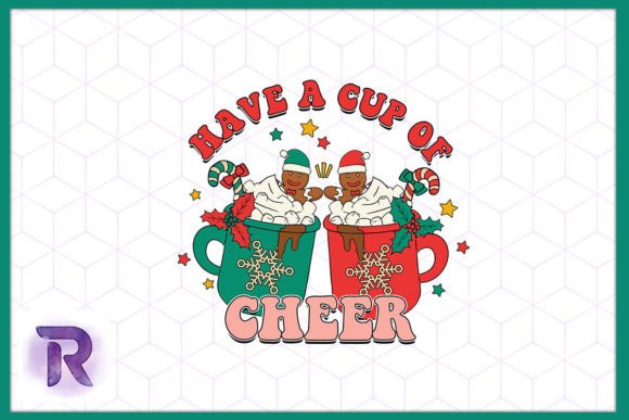 Retro Christmas Cup of Cheer Hot Cocoa: A Designer’s Take