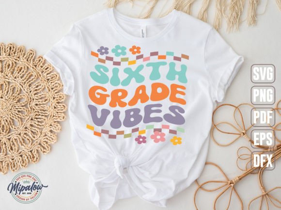 Sixth Grade Vibes Svg Review: Wavy Text Graphics for Crafts