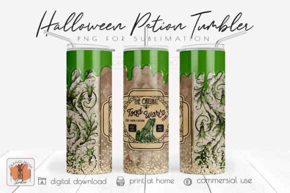 Vintage Halloween Potion Tumbler Wrap: Graphics & Crafts Review